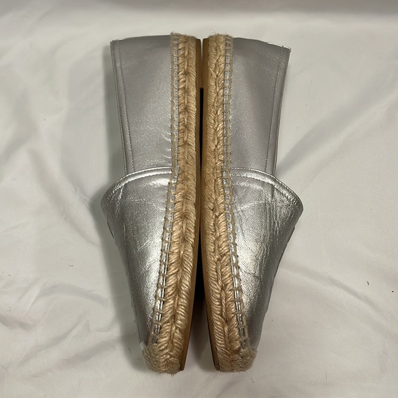 YSL Saint Laurent Silver Espadrille size 39 - Picture 4 of 5